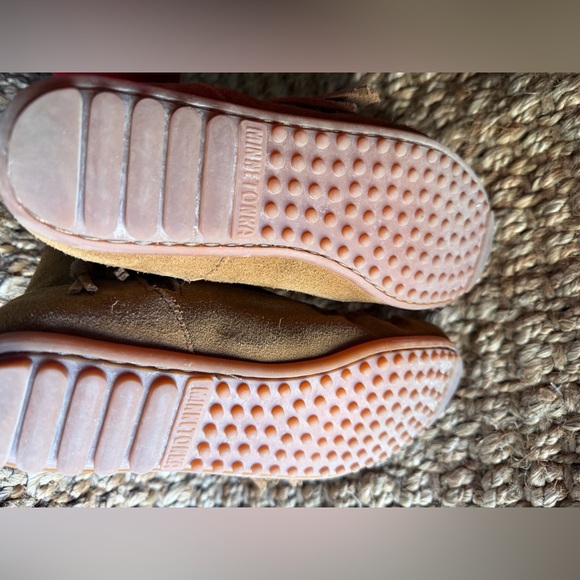 Minnetonka womens Size 9Dusty Brown Willow Ankle Boots w Side Fringe boho wester - Picture 7 of 8